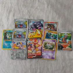 Pokemon TCG 12 Card Lot Pikachu Mew Entei Infernape Full Art Holo - Image 2