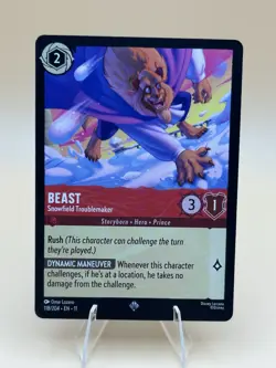 Disney Lorcana Winterspell Lot - 5 Super Rare Cards - Scrooge, Chernabog, Beast - Image 3