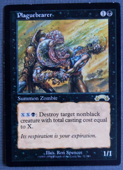Plaguebearer | MTG Exodus | NM | Rare Zombie - Image 1