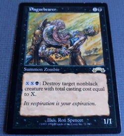 Plaguebearer | MTG Exodus | NM | Rare Zombie - Image 2