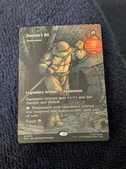 Donnie's Bo - Shadowspear (Borderless) - Teenage Mutant Ninja Turtles - Regular - Image 1