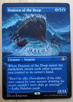 Denizen Of The Deep - Borderless - Dominaria Remastered - NM - EN - 417 - Image 1
