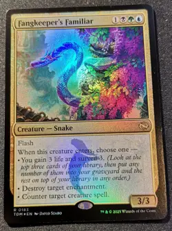 Fangkeeper's Familiar - Foil - TDM - MTG - EN - NM - 0183 - Image 1