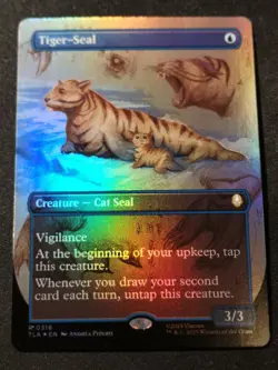Tiger-Seal - Foil - Borderless - TLA - MTG - EN - NM - 0318 - Image 1