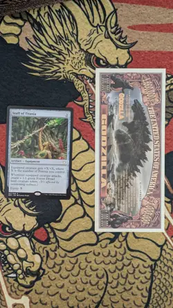 MTG Staff of Titania Commander Brothers War 027/036 BRC NM/M 💀DeathCoronaNerd💀 - Image 1