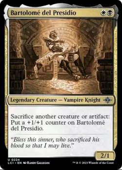 X 1 Bartolome del Presidio NM 224 The Lost Caverns of Ixalan MTG Magic - Image 1