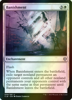 MTG Banishment Foil ** Battle for Baldur's Gate ** English (NM) - Image 1