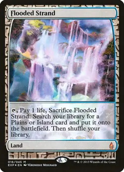 Flooded Strand [Zendikar Expeditions] Foil Near Mint - Image 1
