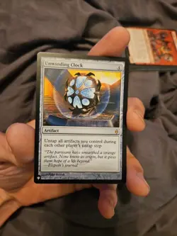 Unwinding Clock New Phyrexia NM Magic The Gathering MTG Tcg See Pics - Image 1