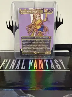 MTG Celes, Rune Knight - Borderless - FINAL FANTASY Commander - Image 1