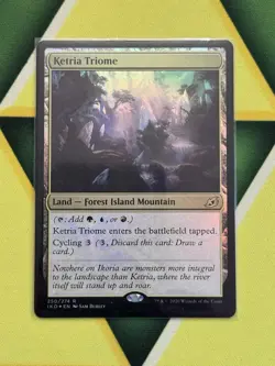 Ikoria Lair of Behemoths Ketria Triome Foil NM Unplayed - Image 1