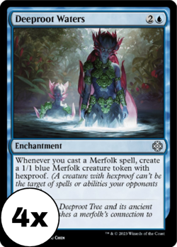 Deeproot Waters - Playset (x4) - Commander: the Lost Caverns of Ixalan - Image 1