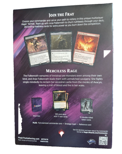 MERCILESS RAGE - Magic: The Gathering Commander Deck BRAND NEW Factory Sealed - Image 2