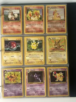 Old Pokemon Cards VINTAGE Rare Collection binder Holo WOTC 1999 & 2000s Era Lot - Image 2
