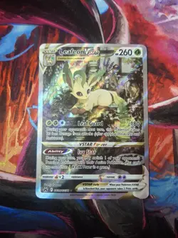 Pokemon TCG Leafeon VSTAR GG35/GG70 Crown Zenith: Galarian Gallery Holo NM EJ3 - Image 1