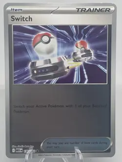 Switch 130/132 Me01: Mega Evolution Reverse Holo Pokemon TCG NM🔥 - Image 1