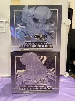 Chilling Reign Pokemon Center Exclusive Elite Trainer Box ETB Set FACTORY SEALED - Image 1
