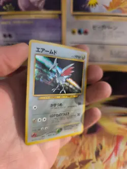 Pokemon Karte Card Skarmory Panzaeron Neo Genesis Holo japanese Exc-NM Swirl - Image 5