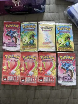 EMPTY Vintage Pokemon Pack (Holon Phantoms/Dragon Frontiers/Neo Destiny/Series5) - Image 1