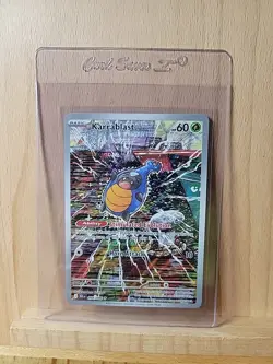 Pokemon TCG #094/086 Karrablast Illustration Rare Holo Sv: Black Bolt English NM - Image 1