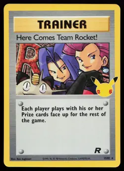 Here Comes Team Rocket! 15/82 Celebrations: Classic Collection Pokemon Card - Image 1