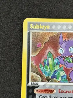 Pokemon TCG Sableye 10/100 Crystal Guardians Reverse Holo Stamp - Image 3