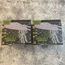 2 LOT! 2 Elite Trainer Box Perfect Order ME03 Pokemon TCG SEALED/NEW - Image 1