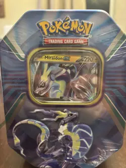 Pokemon Tcg Paldea Legends Tin Miraidon ex New Factory Sealed Rare 2023 - Image 1