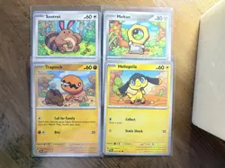4 CARD LOT Pokemon Illus. Taiga Kayama | Common/NM ⭐CUTE DRAWING STYLE 🎨 - Image 3