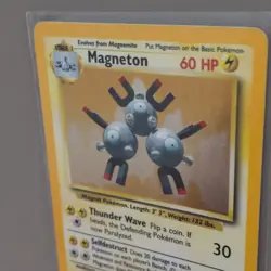 Pokemon TCG Magneton Base Set 9/102 Holo Rare Unlimited 60 HP Stage 1 Wizards LP - Image 4
