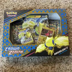 Pokemon TCG: Sword & Shield Crown Zenith Collection REGIELEKI V - Factory Sealed - Image 1