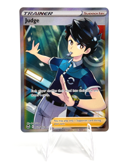 Pokemon Judge Ultra Rare SWSH Silver Tempest Trainer Gallery TG25/TG30 - Image 1