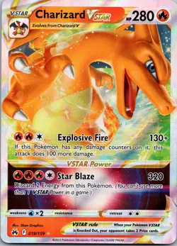 Charizard VSTAR 019/159 - Crown Zenith Ultra Rare Pokemon TCG NM - Image 1