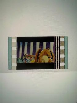 Pokemon 2000 35mm Film Cell! Charizard, Ash, Misty, Pikachu, Squirtle,etc - Image 1