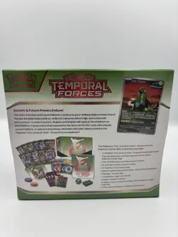 Pokemon Center Temporal Forces Elite Trainer Box ETB Iron Leaves Sealed 🐦 - Image 3