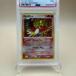2007 Pokemon Diamond & Pearl Secret Wonders Ho-Oh Holo #10/132 PSA 9 Bleed Swirl - Image 3