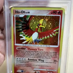 2007 Pokemon Diamond & Pearl Secret Wonders Ho-Oh Holo #10/132 PSA 9 Bleed Swirl - Image 4