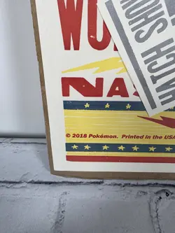 Pokemon World Championships 2018 Nashville TN Hatch Show Print Poster New Sealed - Image 4