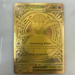 Pokemon Mega Evolution Gold Gardevoir EX 187/132 Secret Rare - Image 1