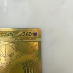 Pokemon Mega Evolution Gold Gardevoir EX 187/132 Secret Rare - Image 3
