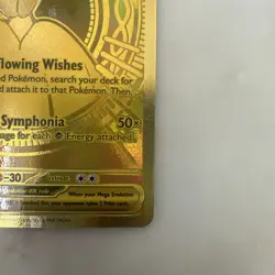 Pokemon Mega Evolution Gold Gardevoir EX 187/132 Secret Rare - Image 4