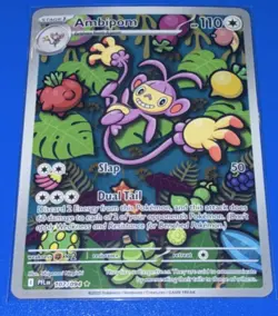 Pokemon Phantasmal Flames (PFL): Ambipom Illustration Rare Holo 107/094 - Image 1