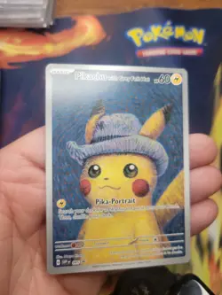 Van Gogh Pikachu with Grey Felt Hat SVP 085 Promo Pokemon 2023 - Image 2
