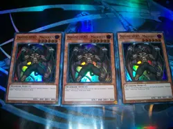 3x Destiny HERO - Malicious 1st Edition Super Rare RA03-EN001 Yu-Gi-Oh! - Image 1