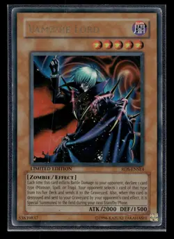 Yugioh! LP Vampire Lord - RDS-ENSE4 - Ultra Rare - Limited Edition - Image 1