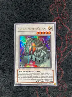 Yugioh - Crimson Crisis "Cosmic Fortress Gol'Gar" CRMS-EN044 1st Edition VG - Image 1