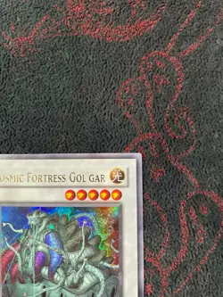 Yugioh - Crimson Crisis "Cosmic Fortress Gol'Gar" CRMS-EN044 1st Edition VG - Image 2