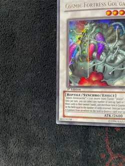 Yugioh - Crimson Crisis "Cosmic Fortress Gol'Gar" CRMS-EN044 1st Edition VG - Image 4