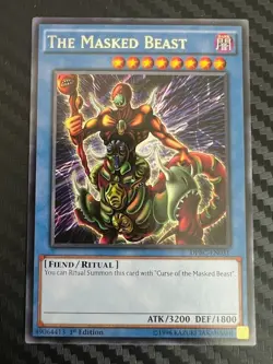 Yugioh The Masked Beast DPBC-EN031 Rare 1st Edition VLP - Image 1