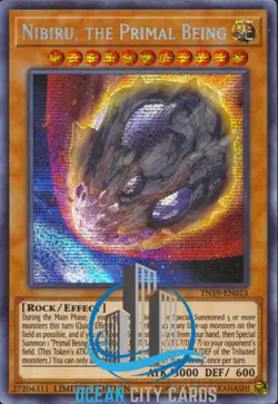 Yugioh Nibiru, the Primal Being TN19-EN013 Secret Rare - Image 3